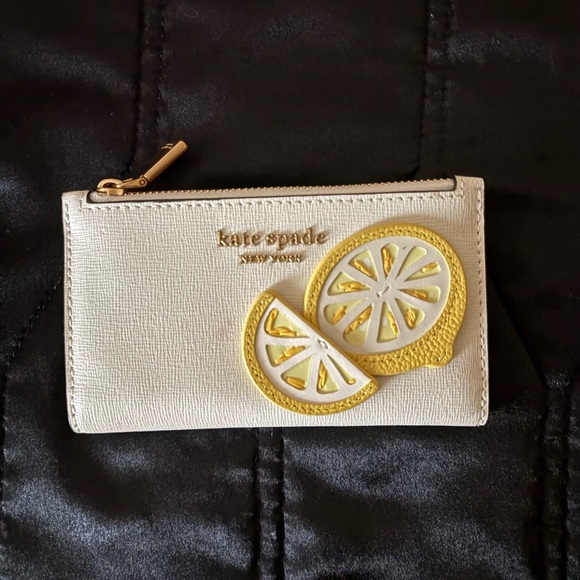 kate spade Handbags - Kate Spade Lemon Snap Card Holder